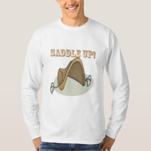 サドルを置いて下さい Tシャツ