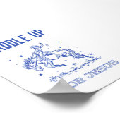 サドルアップイエズス – ロデオスタイル ポスター (角)