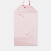 サドルアップウェスタン女性のカーボーイテーマサンキューユー ギフトタグ (裏面)