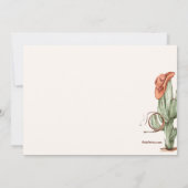 サドルアップウェスタン誕生日招待状 招待状 (裏面)