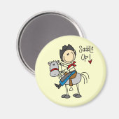 サドルアップカウボーイTシャツとギフト マグネット (正面/裏面)