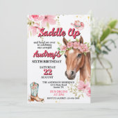 サドルアップガールズウェスタンブリットデイ 招待状 (スタンド正面)