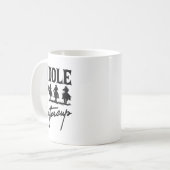 サドルアップバターカップカウボーイ女性のカーボーイサザンウェスター コーヒーマグカップ (正面左)