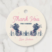 サドルアップファーストロデオカウボーイ誕生日 フェイバータグ (正面)