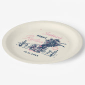 サドルアップファーストRodeoカウボーイバースデーパーティー ペーパープレート (アングル)