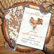 サドルアップファーストRodeoカウボーイバースデーパーティー