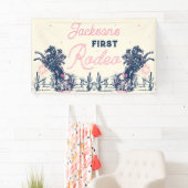 サドルアップファーストRodeoカウボーイバースデーパーティー 横断幕 (インサイチュ)