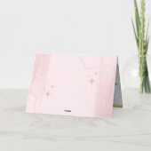 サドルアップモダンウェスタン女性のカーボーイカスタム写真 サンキューカード (裏面)