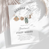 サドルアップリトルカウボーイファーストロデオ誕生日 招待状