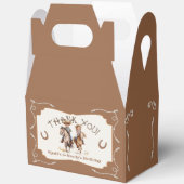 サドルアップ小さなツインカウボーイ女性のカーボーイ誕生日 フェイバーボックス (見開き)