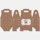 サドルアップ小さなツインカウボーイ女性のカーボーイ誕生日 フェイバーボックス (見開き)