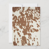 サドルアップ小さなツインカウボーイ女性のカーボーイ誕生日 招待状 (裏面)