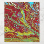 サドルアップ3フリー型枠サイケデリックボトルラベル ワインラベル (シングルラベル)