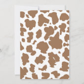 サドルアップ ボホ ロデオ 誕生日招待状 招待状 (裏面)