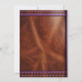 サドルオンザフェンス婚約パーティ 招待状 (裏面)