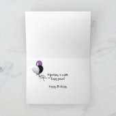 サドルシューズ及びデイジー誕生日 カード (内部)