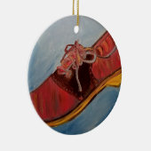 サドルシューズ セラミックオーナメント (右)
