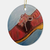 サドルシューズ セラミックオーナメント (左)