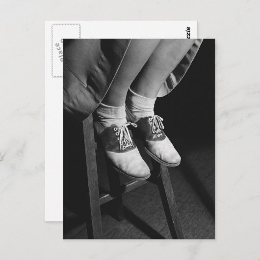 サドルシューズ， 1934 ポストカード (正面/裏面)