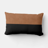 サドルタンとブラック ランバークッション (裏面)