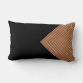 サドルタン白黒マス ランバークッション (裏面)