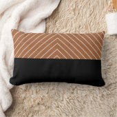 サドルタン白黒マス ランバークッション (ブランケット)