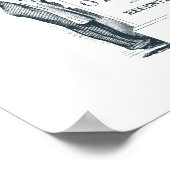 サドルバックカキスターズプリント ポスター (角)