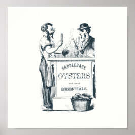 サドルバックカキスターズプリント ポスター