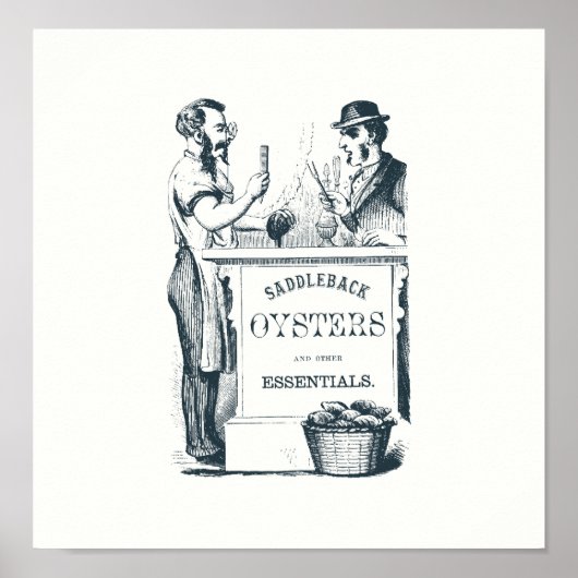 サドルバックカキスターズプリント ポスター (正面)