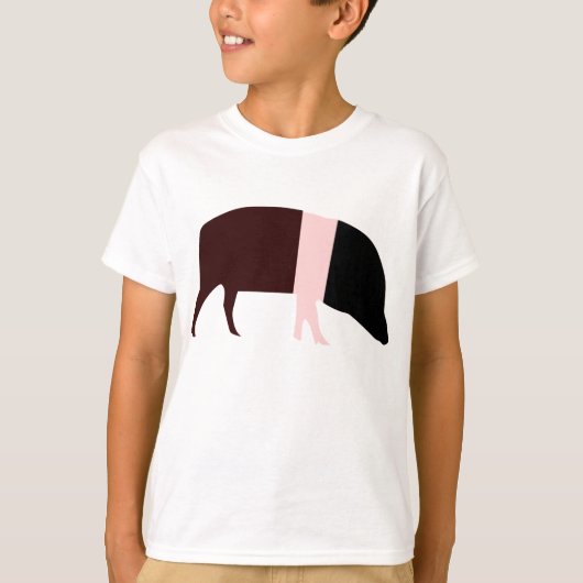 サドルバックピグキッズTシャツ Tシャツ (正面)
