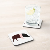 サドルバックピグコルクコースター コースター (右側)