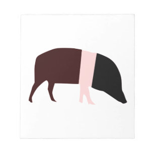 サドルバックPigメモ帳 ノートパッド