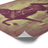 サドルブレッド歌 ポスター (角)