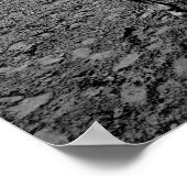 サドルブロンチライダー、白黒プリント ポスター (角)