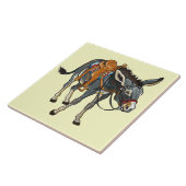 サドル付きロバ タイル (側面)