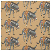 サドル付きロバ ファブリック (見本)