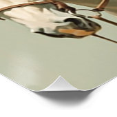 サドル縫い合わせスプレンダー:女性のカーボーイウォールアート ポスター (コーナー)