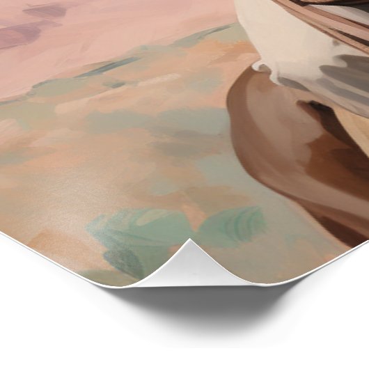 サドル縫い夢:女性のカーボーイウォールアート ポスター (コーナー)