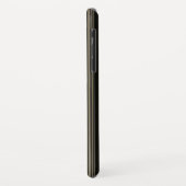 サドル茶色と黒のパタストライプのーン Case-Mate iPhoneケース (裏面/左)