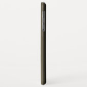 サドル茶色と黒のパタストライプのーン Case-Mate iPhoneケース (裏面/左)