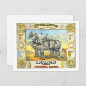 サドル100周年博覧会広告 ポストカード (正面/裏面)