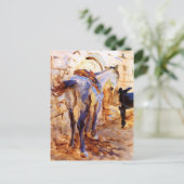 サドル・ホース、パレスチナby John Singer Sargent ポストカード (スタンド正面)