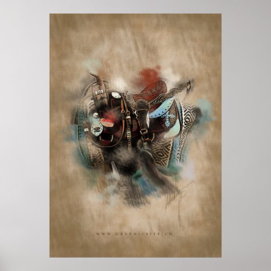 サドル – ポスター (正面)