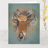 サドルIII – カード、あいさつ/メモ カード (黄色い花)