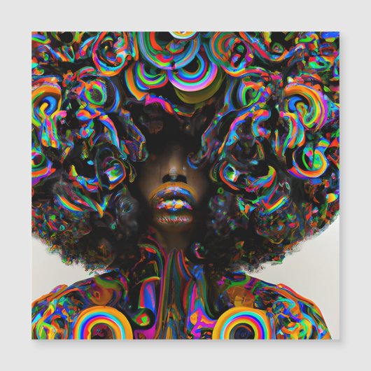 サドレインボーメラニンクイーンブラックガール魔法シエスタ (正面)