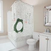 サド日本のカエル19世紀 シャワーカーテン (インサイチュ)