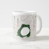 サド日本のカエル19世紀 ジャンボコーヒーマグカップ (正面右)