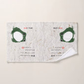 サド日本のカエル19世紀 バスタオルセット (ハンドタオル)