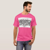 サナア語 – イエメン Tシャツ (正面フル)