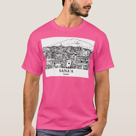 サナア語 – イエメン Tシャツ (正面)